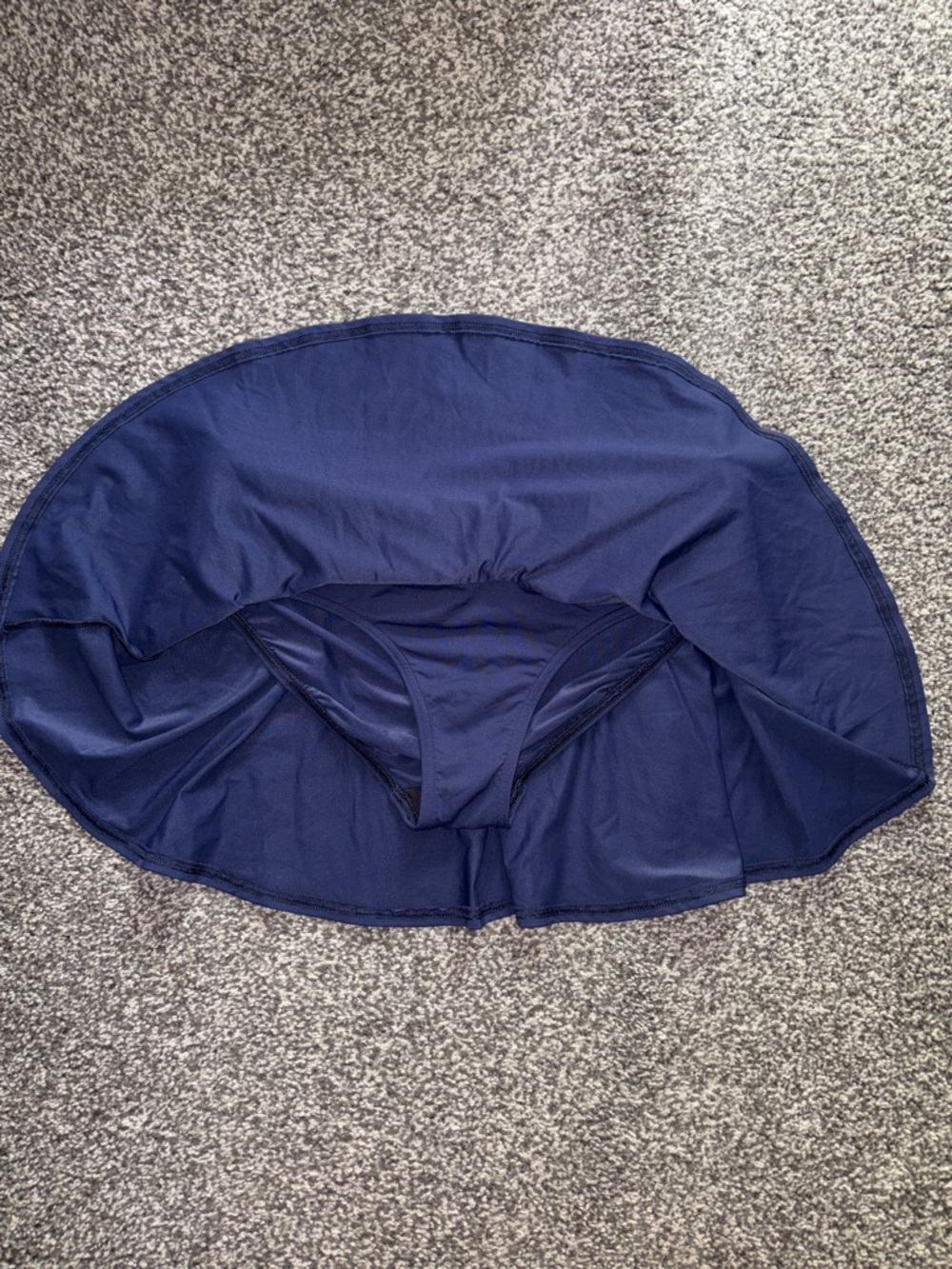 Land’s End Swim Skirt Bikini Bottom Low Rise Navy Size 6/Small - Picture 6 of 11